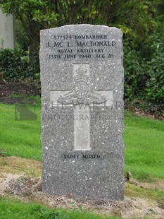 Greenock Cemetery - MACDONALD, JOHN MCLAREN